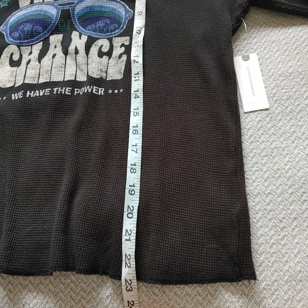 Anthropologie Graphic Waffle Tee Size S - Picture 8 of 8